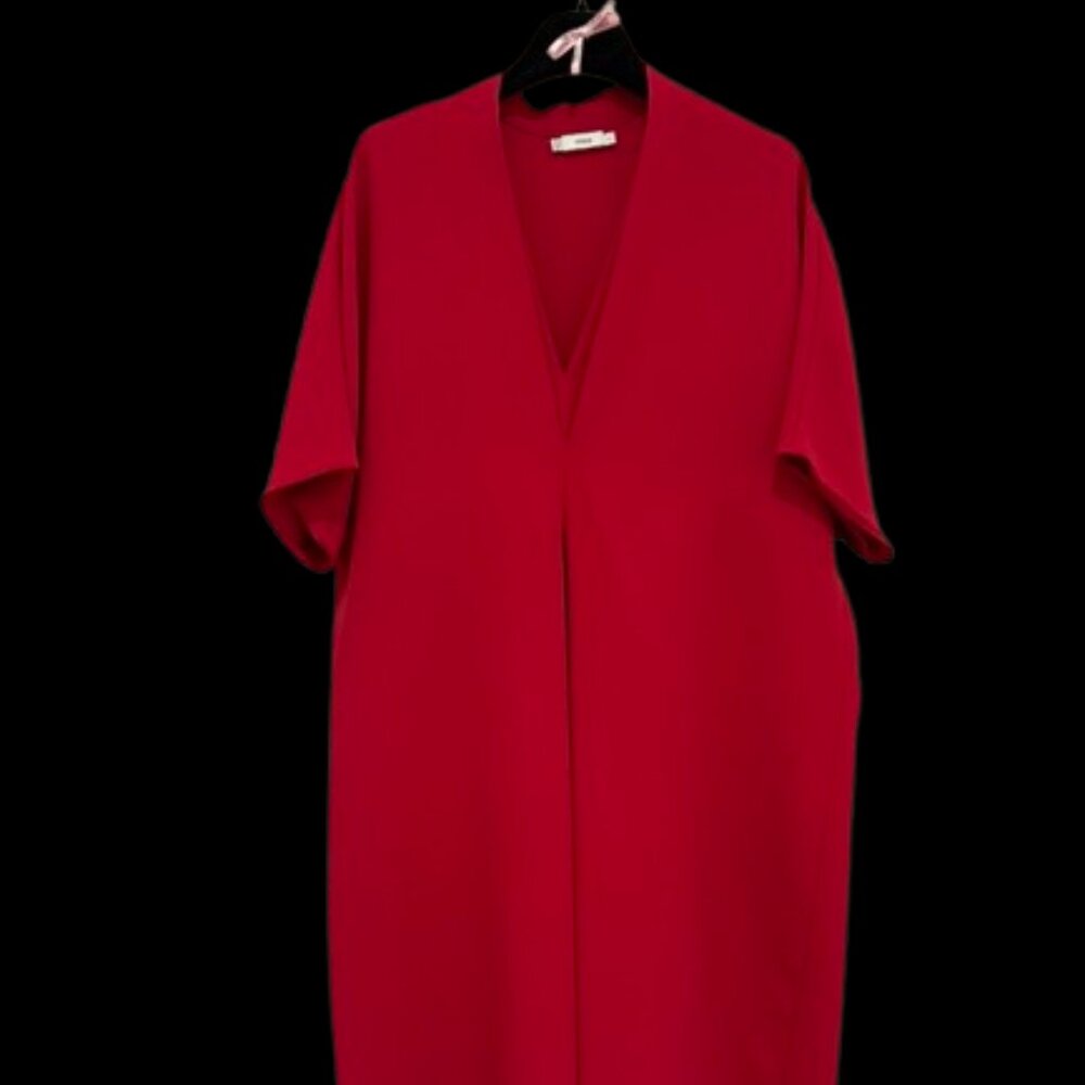 Vince Red crepe dress